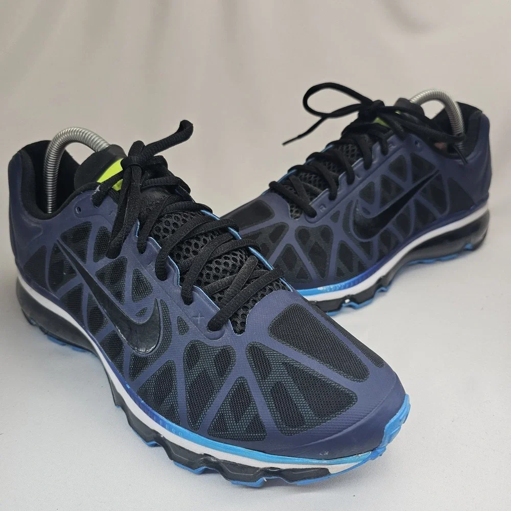 Nike Air Max 2011 Men's 8.5 Binary Blue Black Running Shoes Sneakers 429889-441